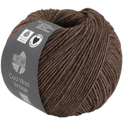 LANA GROSSA Cool Wool Vintage - Dunkelbraun 7384