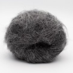 BABY SILK LACE SOLID Kremke Soul Wool - grey melange