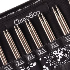 Sada kruhových výměnných jehlic ChiaoGoo Twist 13cm, Komplet