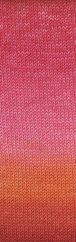 MERINO 120 DÉGRADÉ - ROSA/ORANGE/ROT