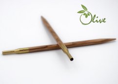 Jehlice kruhové výměnné addiNature Olive - olivové dřevo