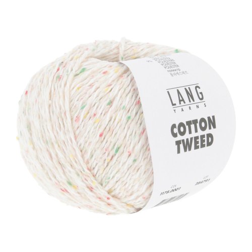 COTTON TWEED - WEISS