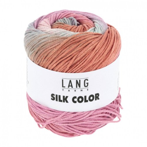 SILK COLOR - ROSA/MINT/ORANGE
