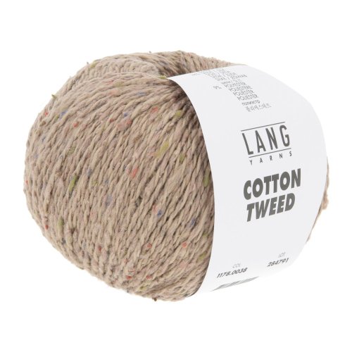 COTTON TWEED - HASELNUSS