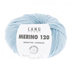 MERINO 120 - EISBLAU