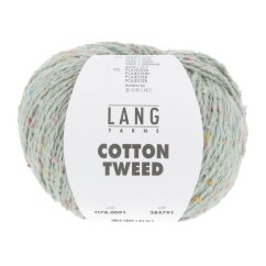 COTTON TWEED - PASTELL GRÜN