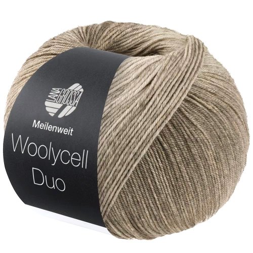 LANA GROSSA Meilenweit Woolycell - Hell/ Perl/ Mausgrau 6010