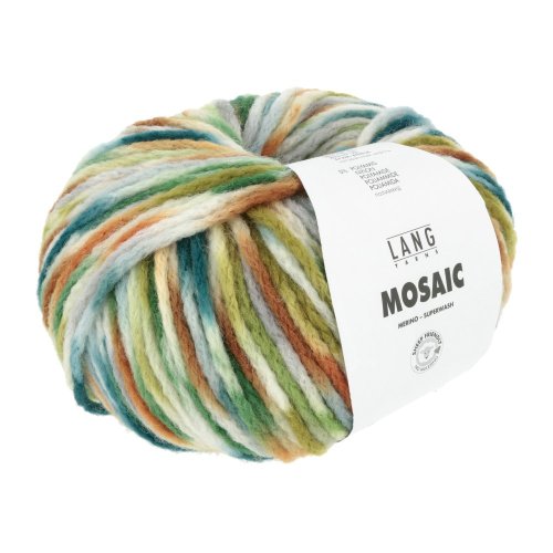 MOSAIC - GRÜN/BRAUN/PETROL/GRAU