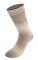 Model z produktu – LANA GROSSA Meilenweit Woolycell - Beige/ Sandbeige/ Grau 6009