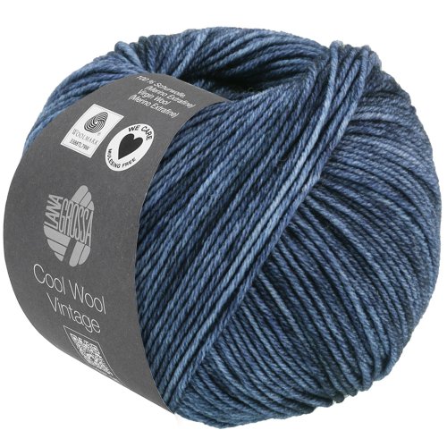 LANA GROSSA Cool Wool Vintage - Dunkelblau 7366