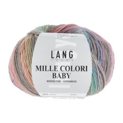 MILLE COLORI BABY - GRÜN/ROSA