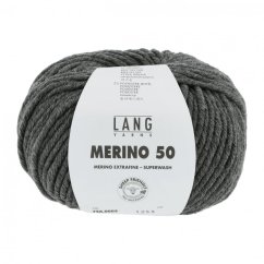 MERINO 50 - DUNKELGRAU MÉLANGE