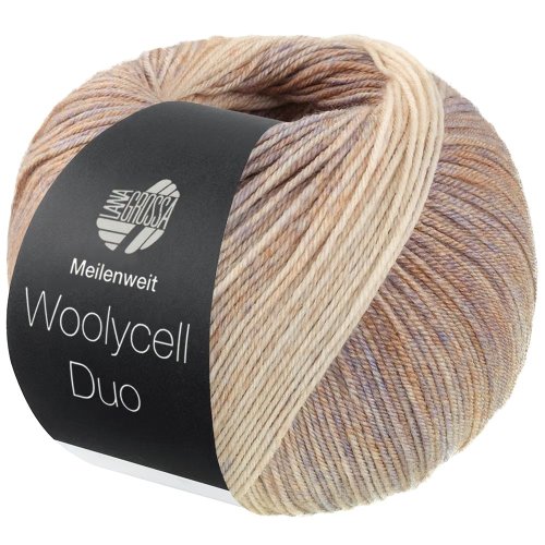 LANA GROSSA Meilenweit Woolycell - Beige/ Sandbeige/ Grau 6009