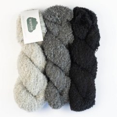 ALPACA BOUCLÉ Kremke Soul Wool - light grey