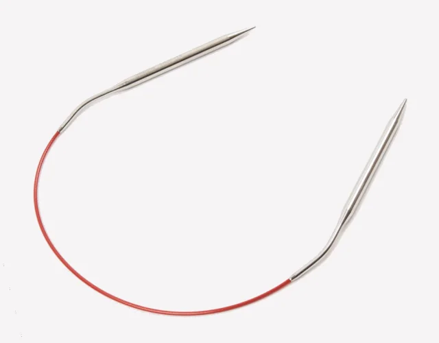 Jehlice kruhové pevné KNIT RED ChiaoGoo - 30 cm - Jehlice kruhové pevné: 3mm, 30cm, CHIA-MCKR-L30-T030