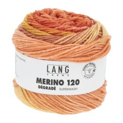 MERINO 120 DÉGRADÉ - ORANGE/GELB/APRICOT