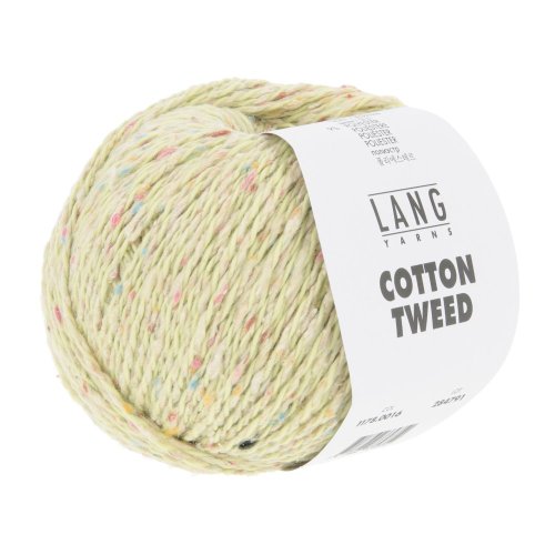 COTTON TWEED - HELLGRÜN
