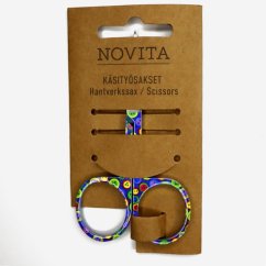 Obal produktu – Nůžky Novita - modré (knoflíky)