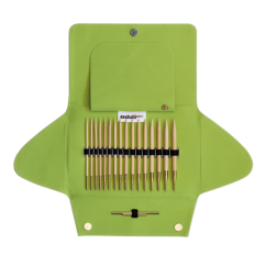 Sada kruhových výměnných bambusových jehlic addi Click Bamboo set