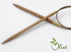 Jehlice kruhové pevné addiNature Olive - olivové dřevo