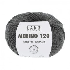MERINO 120 - DUNKELGRAU MÉLANGE