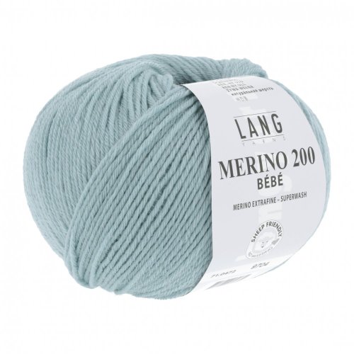 MERINO 200 BÉBÉ - MINT DUNKEL