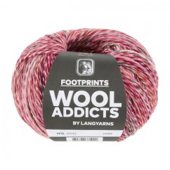 FOOTPRINTS - PINK/DARK GREEN/ROSE