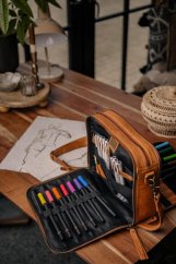Cathy crossbody taška muud whisky/black