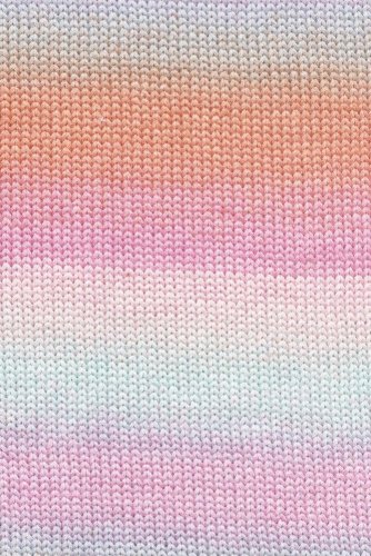 SILK COLOR - ROSA/MINT/ORANGE