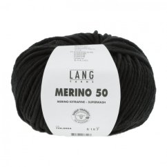 MERINO 50 - SCHWARZ