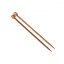 Jehlice rovné bambusové - jednohrotové - Jehlice rovné bambusové - jednohrotové: 6mm, 33cm, CHIA-SPBP-L33-T060