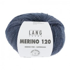 MERINO 120 - JEANS DUNKEL MÉLANGE