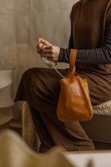 Dzana muud projektová taška/kabelka whisky/black/rich brown