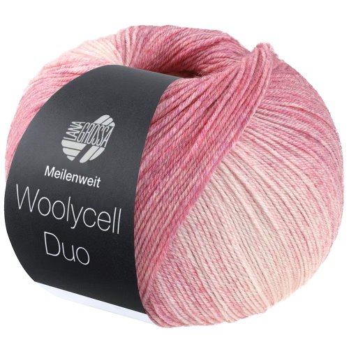 LANA GROSSA Meilenweit Woolycell - Veilchenfuchsia/ Lila/ Rosa 6002
