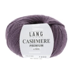 CASHMERE PREMIUM - AUBERGINE MÉLANGE