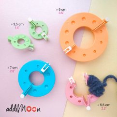 Bambulkovač sada addiMoon Pompom-Set