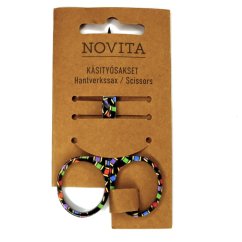Obal produktu – Nůžky Novita - černé (špulky)