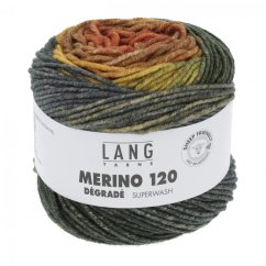 MERINO 120 DÉGRADÉ - ORANGE/COGNAC
