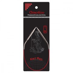 Jehlice kruhové pevné KNIT RED ChiaoGoo - 30 cm