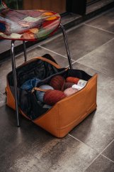 Cleo XL crossbody taška muud whisky/rich brown/black