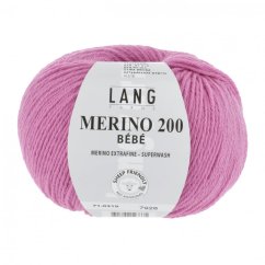 MERINO 200 BÉBÉ - PINK