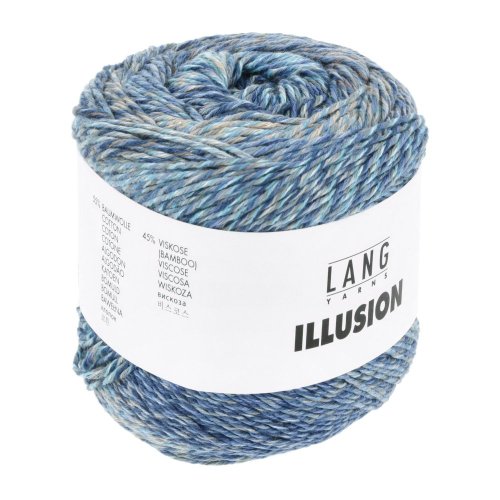 ILLUSION - BLAU/GRAU/BEIGE