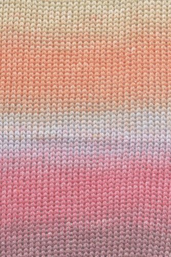 SILK COLOR - ORANGE/BORDEAUX/ROT