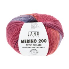MERINO 200 BÉBÉ COLOR - REGENBOGEN