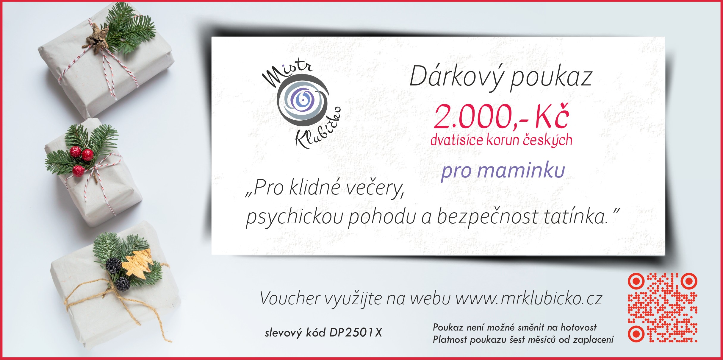 Vánoční dárkový poukaz